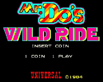 Mr. Do's Wild Ride screen shot title